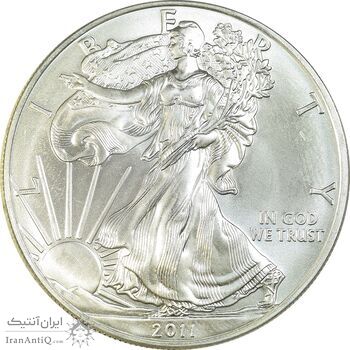 مدال یادبود 1 دلار 2011 عقاب - PF66 - آمریکا