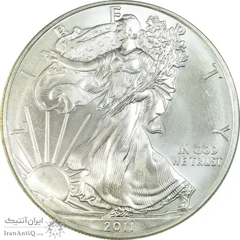 مدال یادبود 1 دلار 2011 عقاب - PF66 - آمریکا