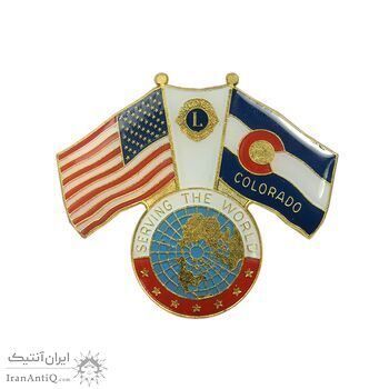 نشان باشگاه بین المللی لاینز - کلرادو - UNC - ایالات متحده آمریکا نشان باشگاه بین المللی لاینز - کلرادو - UNC - ایالات متحده آمریکا