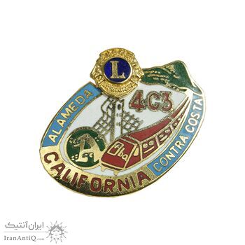 نشان باشگاه بین المللی لاینز - کالیفرنیا - UNC - ایالات متحده آمریکا نشان باشگاه بین المللی لاینز - کالیفرنیا - UNC - ایالات متحده آمریکا