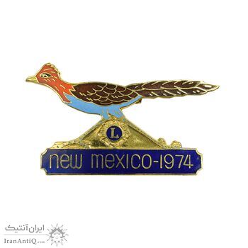 نشان باشگاه بین المللی لاینز 1974 - نیومکزیکو - UNC - ایالات متحده آمریکا نشان باشگاه بین المللی لاینز 1974 - نیومکزیکو - UNC - ایالات متحده آمریکا