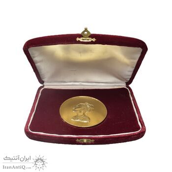 مدال برنز یادبود فدراسیون ورزشهای ناشنوایان ایران - با جعبه فابریک - UNC - محمد رضا شاه