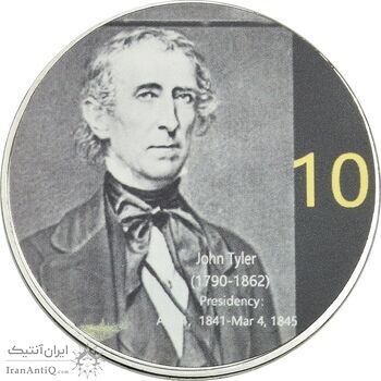 مدال یادبود جان تایلر رئیس جمهور آمریکا - PF67 - ایالات متحده آمریکا مدال یادبود جان تایلر رئیس جمهور آمریکا - PF67 - ایالات متحده آمریکا