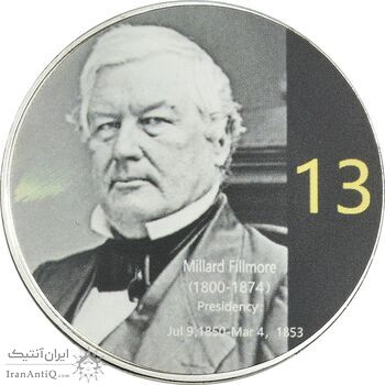 مدال یادبود میلارد فیلمور رئیس جمهور آمریکا - PF67 - ایالات متحده آمریکا مدال یادبود میلارد فیلمور رئیس جمهور آمریکا - PF67 - ایالات متحده آمریکا