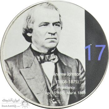 مدال یادبود اندرو جانسون رئیس جمهور آمریکا - PF67 - ایالات متحده آمریکا مدال یادبود اندرو جانسون رئیس جمهور آمریکا - PF67 - ایالات متحده آمریکا