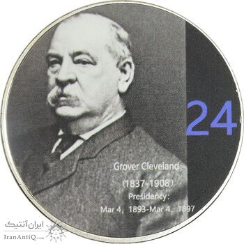 مدال یادبود استیون گروور کلیولند رئیس جمهور آمریکا - PF67 - ایالات متحده آمریکا مدال یادبود استیون گروور کلیولند رئیس جمهور آمریکا - PF67 - ایالات متحده آمریکا