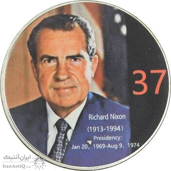مدال یادبود ریچارد میلهوس نیکسون رئیس جمهور آمریکا - PF67 - ایالات متحده آمریکا