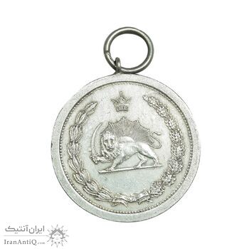 مدال نقره توانا بود - ضخیم - AU - رضا شاه