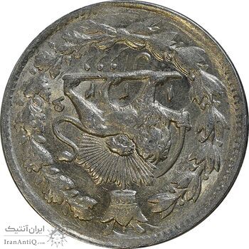 سکه 2 قران 1326 - MS62 - محمد علی شاه