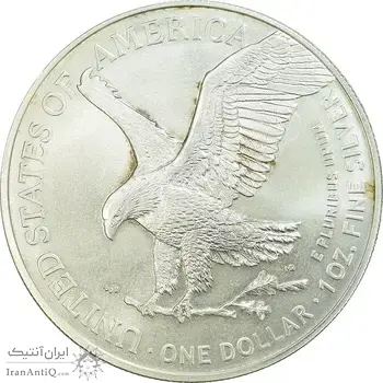 مدال یادبود 1 دلار 2022 عقاب - PF65 - آمریکا