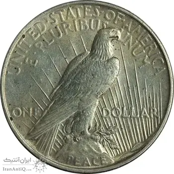 سکه یک دلار 1923 صلح - MS61 - آمریکا