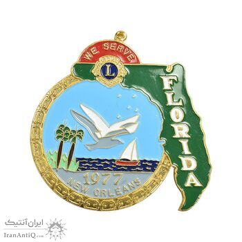 نشان باشگاه بین المللی لاینز 1977 - فلوریدا - UNC - ایالات متحده آمریکا نشان باشگاه بین المللی لاینز 1977 - فلوریدا - UNC - ایالات متحده آمریکا