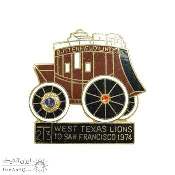 نشان باشگاه بین المللی لاینز 1974 - تگزاس غربی - UNC - ایالات متحده آمریکا نشان باشگاه بین المللی لاینز 1974 - تگزاس غربی - UNC - ایالات متحده آمریکا