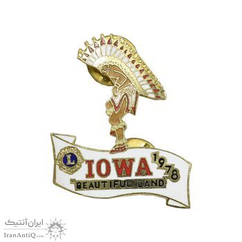 نشان باشگاه بین المللی لاینز - آیووا - UNC - ایالات متحده آمریکا نشان باشگاه بین المللی لاینز - آیووا - UNC - ایالات متحده آمریکا