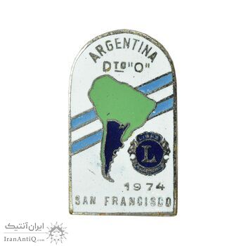 نشان باشگاه بین المللی لاینز 1974 - آرژانتین - UNC - آمریکا جنوبی نشان باشگاه بین المللی لاینز 1974 - آرژانتین - UNC - آمریکا جنوبی