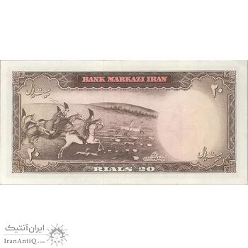 اسکناس 20 ریال (بهنیا - سمیعی) - تک - EF40 - محمد رضا شاه اسکناس 20 ریال (بهنیا - سمیعی) - تک - EF40 - محمد رضا شاه