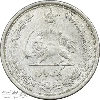 سکه 1 ریال 1313 - MS61 - رضا شاه