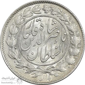 سکه 1000 دینار 1296 - MS61 - ناصرالدین شاه