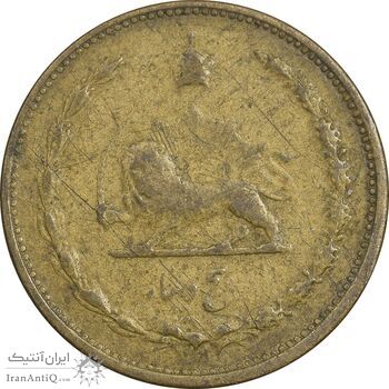 سکه 5 دینار 1318 برنز - VF30 - رضا شاه