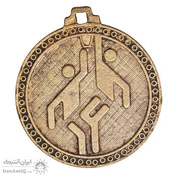 مدال آویز بازی های آسیایی تهران 1353 - بسکتبال - EF - محمد رضا شاه