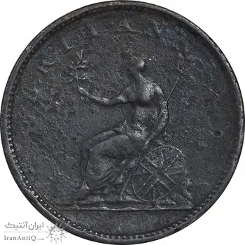 سکه 1 پنی 1806 جرج سوم - VF25 - انگلستان