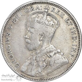 سکه 20 سنت 1912 جرج پنجم - EF45 - نیوفاوندلند سکه 20 سنت 1912 جرج پنجم - EF45 - نیوفاوندلند