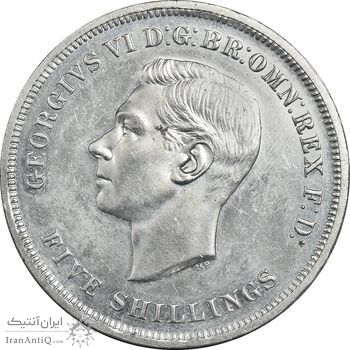 سکه 5 شیلینگ 1951 جرج ششم - AU