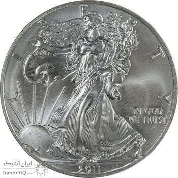 مدال یادبود 1 دلار 2011 عقاب - PF65 - آمریکا