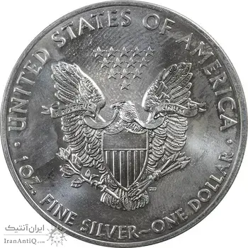 مدال یادبود 1 دلار 2011 عقاب - PF65 - آمریکا