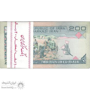 بسته اسکناس 200 ریال (نمازی - نوربخش) فیلیگران امام - شماره بزرگ - UNC - جمهوری اسلامی بسته اسکناس 200 ریال (نمازی - نوربخش) فیلیگران امام - شماره بزرگ - UNC - جمهوری اسلامی