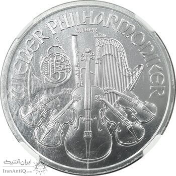 سکه نقره 1.5 یورو یادبود ارکستر سمفونی 2017 - یک اُنسی - MS69 - اتریش