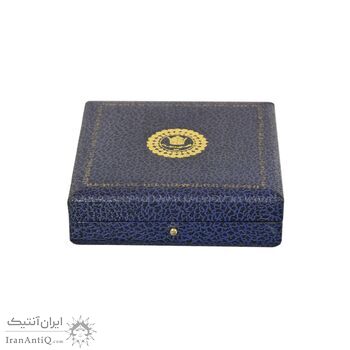 مدال نقره بر روی دریا ها 2535 - با جعبه فابریک - UNC - محمد رضا شاه