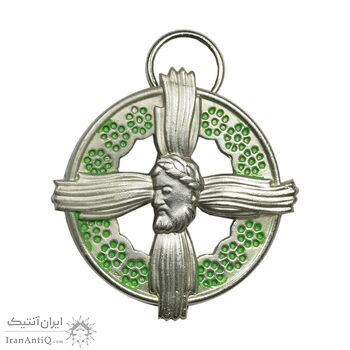 نشان آویز بزرگداشت رازی - نقره ای - AU - محمد رضا شاه