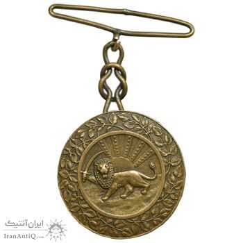 مدال برنز بپاداش خدمت - EF - رضا شاه