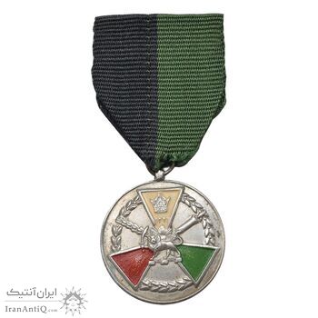 مدال کوشش درجه 2 1329 - AU - محمد رضا شاه