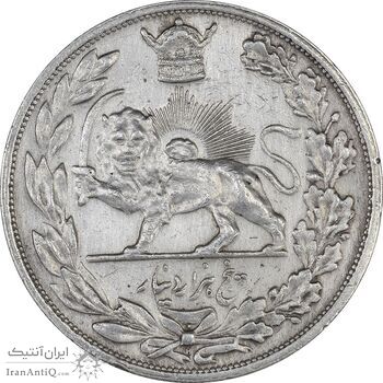 سکه 5000 دینار 1306 تصویری - ضرب هیتون - EF40 - رضا شاه