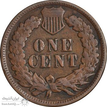 سکه 1 سنت 1904 سرخپوستی - EF45 - آمریکا