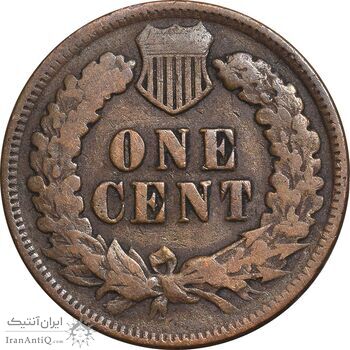 سکه 1 سنت 1902 سرخپوستی - EF40 - آمریکا