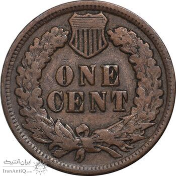 سکه 1 سنت 1902 سرخپوستی - EF40 - آمریکا