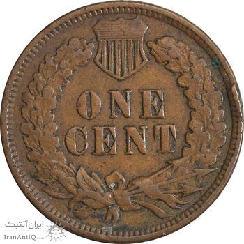 سکه 1 سنت 1901 سرخپوستی - EF45 - آمریکا