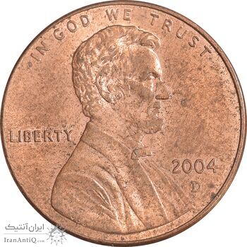 سکه 1 سنت 2004D لینکلن - MS61 - آمریکا
