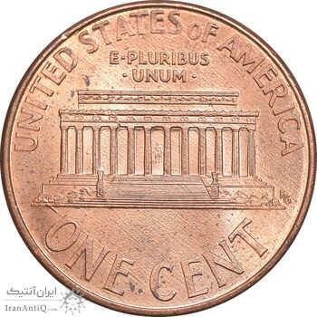 سکه 1 سنت 1996D لینکلن - MS63 - آمریکا