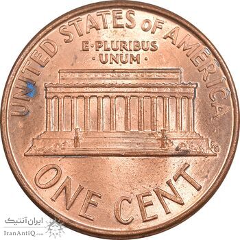 سکه 1 سنت 1989D لینکلن - MS62 - آمریکا