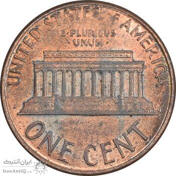 سکه 1 سنت 1988D لینکلن - MS61 - آمریکا