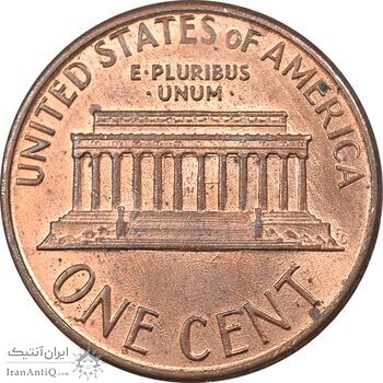 سکه 1 سنت 1988 لینکلن - MS62 - آمریکا