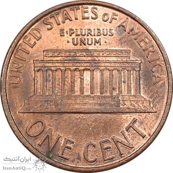 سکه 1 سنت 1987D لینکلن - MS62 - آمریکا