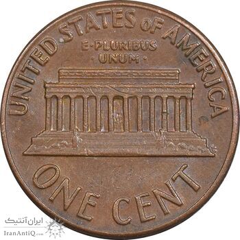 سکه 1 سنت 1972 لینکلن - AU50 - آمریکا