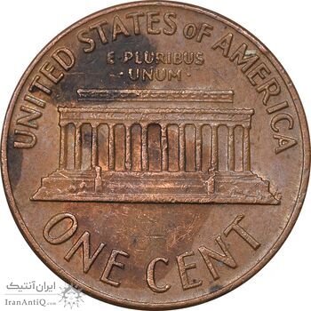 سکه 1 سنت 1971S لینکلن - EF40 - آمریکا