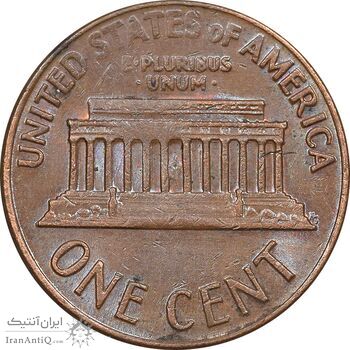 سکه 1 سنت 1971D لینکلن - AU58 - آمریکا