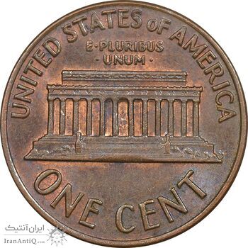 سکه 1 سنت 1969 لینکلن - AU58 - آمریکا